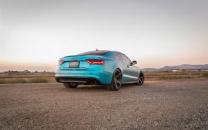 Audi S5 Coupe on Carbon Graphite Vorsteiner Wheels (V-FF 104) 2016 года 